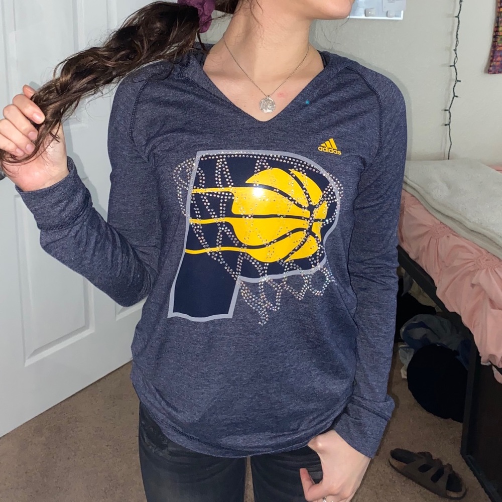 ADIDAS Long-sleeve Pacers Hoodie